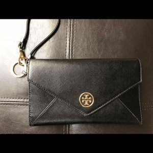 Tory Burch leather Parker wallet/wristlet